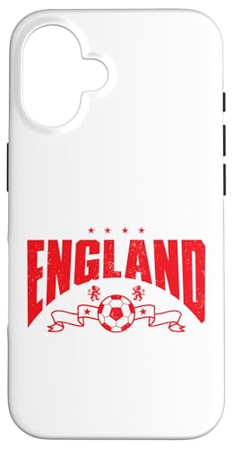 England-Banner mit rotem Aufdruck Löwin Hülle für iPhone 16 England-Banner mit rotem Aufdruck Löwin Hülle für iPhone 16 von Coto7