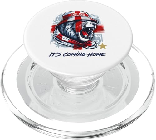England Es kommt nach Hause Lion Roar Euro Football Löwin PopSockets PopGrip für MagSafe England Es kommt nach Hause Lion Roar Euro Football Löwin PopSockets PopGrip für MagSafe von Coto7