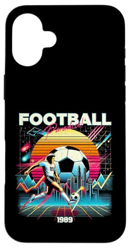 England Euro Football Paradise Retro Wave 80er Jahre Löwin Hülle für iPhone 16 Plus von Coto7