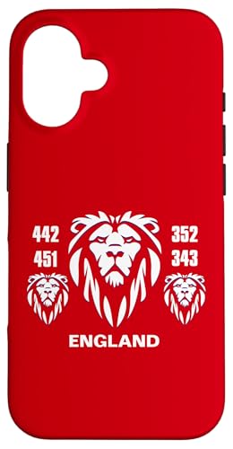 England Euro Fußball Löwenköpfe Blau Umriss Löwin Hülle für iPhone 16 England Euro Fußball Löwenköpfe Blau Umriss Löwin Hülle für iPhone 16 von Coto7