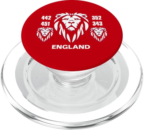 England Euro Fußball Löwenköpfe Blau Umriss Löwin PopSockets PopGrip für MagSafe England Euro Fußball Löwenköpfe Blau Umriss Löwin PopSockets PopGrip für MagSafe von Coto7
