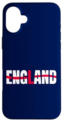 England-Flagge, Text, Euro-Fußball Löwin Hülle für iPhone 16 Plus England-Flagge, Text, Euro-Fußball Löwin Hülle für iPhone 16 Plus von Coto7