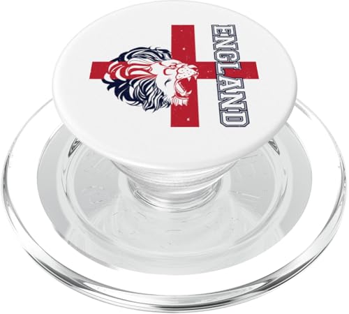 England Löwe Rotes Kreuz Euro Fußball Löwin PopSockets PopGrip für MagSafe England Löwe Rotes Kreuz Euro Fußball Löwin PopSockets PopGrip für MagSafe von Coto7