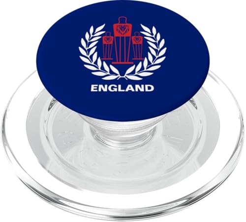 England Löwenköpfe Euro Fußball Löwin Kranz PopSockets PopGrip für MagSafe von Coto7