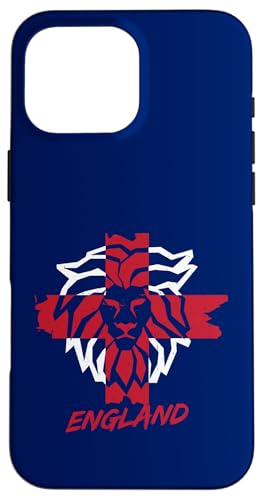 England Löwenmähne Umriss Euro Fußball Löwin Hülle für iPhone 16 Pro Max England Löwenmähne Umriss Euro Fußball Löwin Hülle für iPhone 16 Pro Max von Coto7