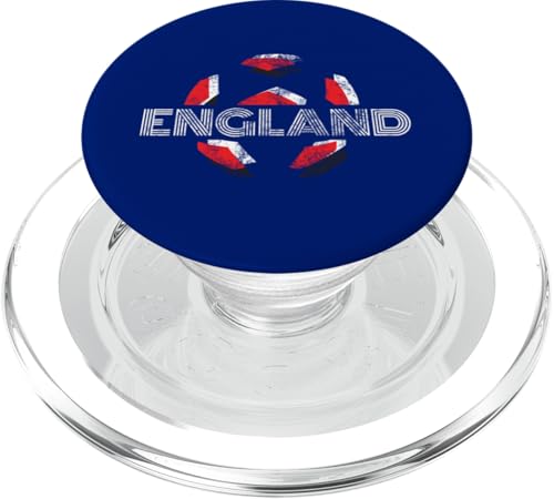 England Retro Ball Art Euro Fußball Löwin PopSockets PopGrip für MagSafe England Retro Ball Art Euro Fußball Löwin PopSockets PopGrip für MagSafe von Coto7