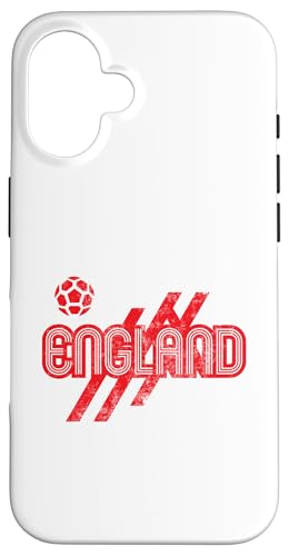 England Retro Distress Euro Fußball Löwin Hülle für iPhone 16 von Coto7