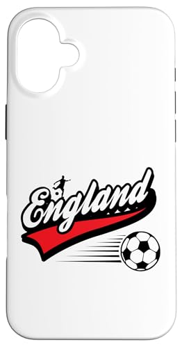 England Sport Text Euro Football Löwin Hülle für iPhone 16 Plus von Coto7