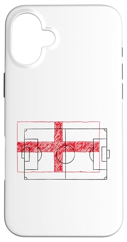 England St. George Euro Fußballplatz Kunst Löwin Hülle für iPhone 16 Plus von Coto7