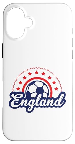 England Star Euro Fußball Umriss Löwin Hülle für iPhone 16 Plus von Coto7