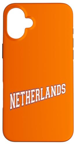 Niederlande Varsity Text Euro Football Hülle für iPhone 16 Plus von Coto7