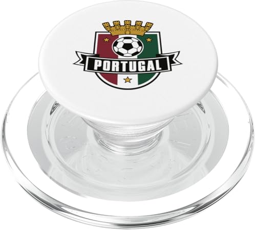 Portugal Flagge Abzeichen Euro Fußball und Sterne PopSockets PopGrip für MagSafe Portugal Flagge Abzeichen Euro Fußball und Sterne PopSockets PopGrip für MagSafe von Coto7