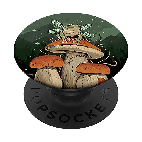 Cottagecore Aesthetic Fairycore Fee Frosch auf Pilz PopSockets Klebender PopGrip Cottagecore Aesthetic Fairycore Fee Frosch auf Pilz PopSockets Klebender PopGrip von Cottagecore Aesthetic Clothes Alt Indie Goblincore
