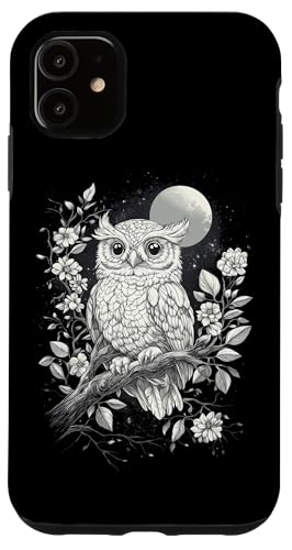 Eule auf Zweig mit Blätter auf Baum Eulen Cottagecore Hülle für iPhone 11 Eule auf Zweig mit Blätter auf Baum Eulen Cottagecore Hülle für iPhone 11 von Cottagecore Eulen Designs für Frühling und Herbst