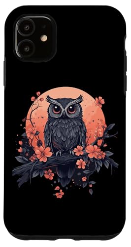 Eule auf Zweig mit Blätter auf Baum Eulen Cottagecore Hülle für iPhone 11 Eule auf Zweig mit Blätter auf Baum Eulen Cottagecore Hülle für iPhone 11 von Cottagecore Eulen Designs für Frühling und Herbst