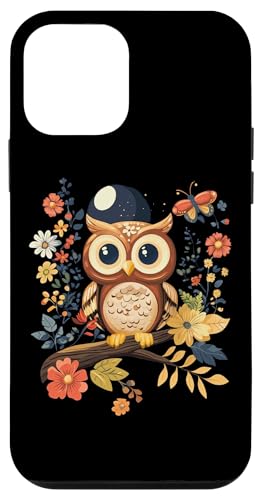 Eule auf Zweig mit Blätter auf Baum Eulen Cottagecore Hülle für iPhone 12 mini Eule auf Zweig mit Blätter auf Baum Eulen Cottagecore Hülle für iPhone 12 mini von Cottagecore Eulen Designs für Frühling und Herbst