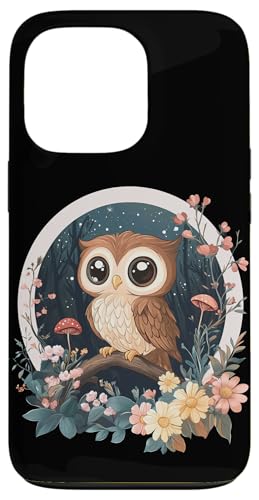 Eule auf Zweig mit Blätter auf Baum Eulen Cottagecore Hülle für iPhone 13 Pro Eule auf Zweig mit Blätter auf Baum Eulen Cottagecore Hülle für iPhone 13 Pro von Cottagecore Eulen Designs für Frühling und Herbst