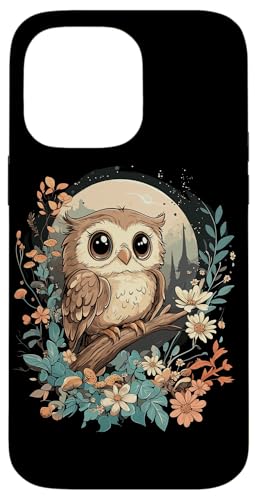 Eule auf Zweig mit Blätter auf Baum Eulen Cottagecore Hülle für iPhone 14 Pro Max Eule auf Zweig mit Blätter auf Baum Eulen Cottagecore Hülle für iPhone 14 Pro Max von Cottagecore Eulen Designs für Frühling und Herbst