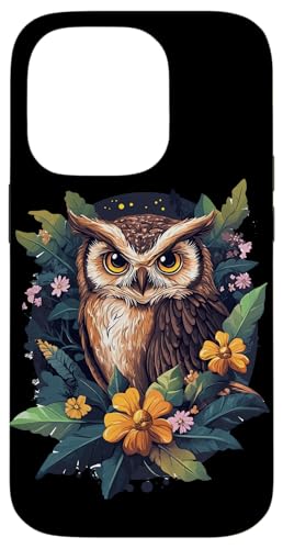 Eule auf Zweig mit Blätter auf Baum Eulen Cottagecore Hülle für iPhone 14 Pro Eule auf Zweig mit Blätter auf Baum Eulen Cottagecore Hülle für iPhone 14 Pro von Cottagecore Eulen Designs für Frühling und Herbst