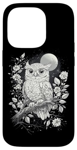 Eule auf Zweig mit Blätter auf Baum Eulen Cottagecore Hülle für iPhone 14 Pro Eule auf Zweig mit Blätter auf Baum Eulen Cottagecore Hülle für iPhone 14 Pro von Cottagecore Eulen Designs für Frühling und Herbst