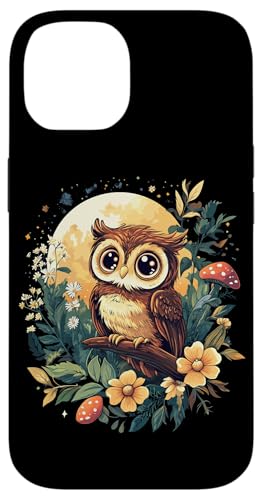 Eule auf Zweig mit Blätter auf Baum Eulen Cottagecore Hülle für iPhone 14 Eule auf Zweig mit Blätter auf Baum Eulen Cottagecore Hülle für iPhone 14 von Cottagecore Eulen Designs für Frühling und Herbst