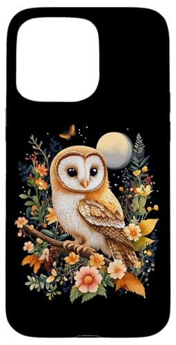Eule auf Zweig mit Blätter auf Baum Eulen Cottagecore Hülle für iPhone 15 Pro Max Eule auf Zweig mit Blätter auf Baum Eulen Cottagecore Hülle für iPhone 15 Pro Max von Cottagecore Eulen Designs für Frühling und Herbst