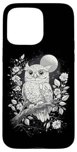 Eule auf Zweig mit Blätter auf Baum Eulen Cottagecore Hülle für iPhone 15 Pro Max Eule auf Zweig mit Blätter auf Baum Eulen Cottagecore Hülle für iPhone 15 Pro Max von Cottagecore Eulen Designs für Frühling und Herbst