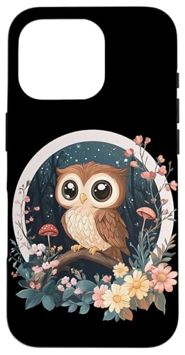Eule auf Zweig mit Blätter auf Baum Eulen Cottagecore Hülle für iPhone 16 Pro Eule auf Zweig mit Blätter auf Baum Eulen Cottagecore Hülle für iPhone 16 Pro von Cottagecore Eulen Designs für Frühling und Herbst