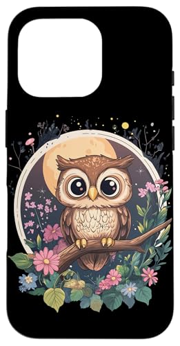 Eule auf Zweig mit Blätter auf Baum Eulen Cottagecore Hülle für iPhone 16 Pro Eule auf Zweig mit Blätter auf Baum Eulen Cottagecore Hülle für iPhone 16 Pro von Cottagecore Eulen Designs für Frühling und Herbst