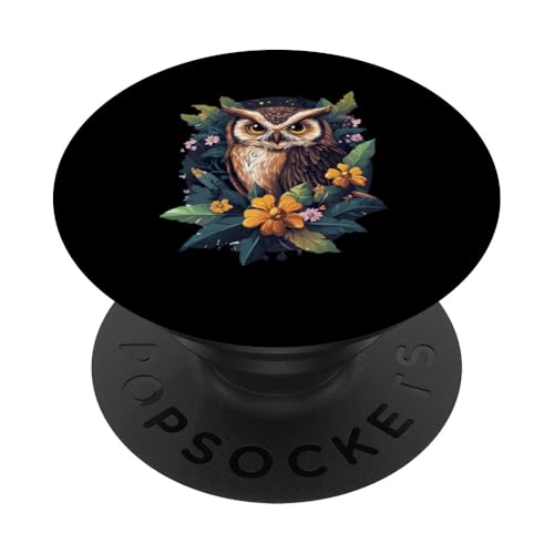 Eule auf Zweig mit Blätter auf Baum Eulen Cottagecore PopSockets Klebender PopGrip Eule auf Zweig mit Blätter auf Baum Eulen Cottagecore PopSockets Klebender PopGrip von Cottagecore Eulen Designs für Frühling und Herbst
