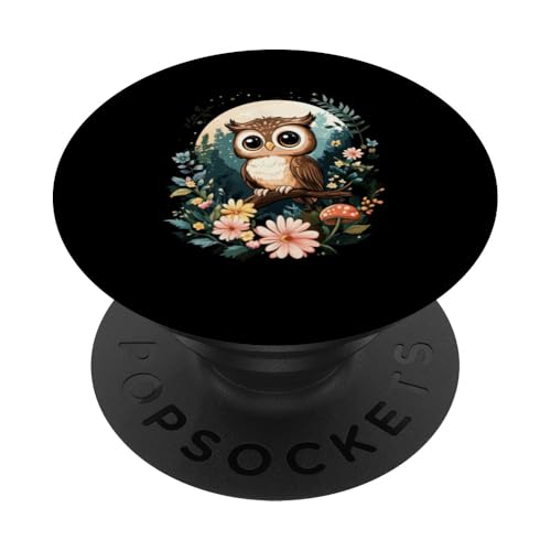 Eule auf Zweig mit Blätter auf Baum Eulen Cottagecore PopSockets Klebender PopGrip Eule auf Zweig mit Blätter auf Baum Eulen Cottagecore PopSockets Klebender PopGrip von Cottagecore Eulen Designs für Frühling und Herbst