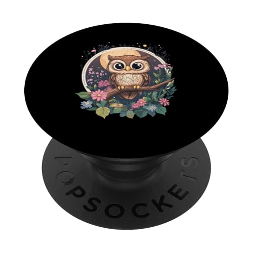 Eule auf Zweig mit Blätter auf Baum Eulen Cottagecore PopSockets Klebender PopGrip Eule auf Zweig mit Blätter auf Baum Eulen Cottagecore PopSockets Klebender PopGrip von Cottagecore Eulen Designs für Frühling und Herbst