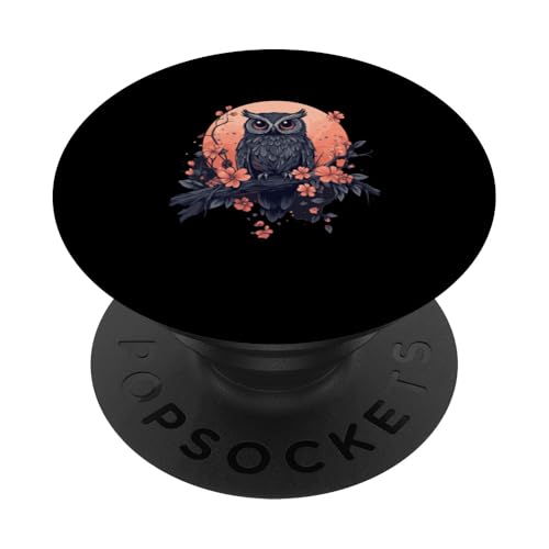 Eule auf Zweig mit Blätter auf Baum Eulen Cottagecore PopSockets Klebender PopGrip Eule auf Zweig mit Blätter auf Baum Eulen Cottagecore PopSockets Klebender PopGrip von Cottagecore Eulen Designs für Frühling und Herbst