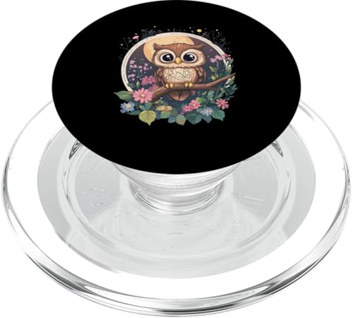 Eule auf Zweig mit Blätter auf Baum Eulen Cottagecore PopSockets PopGrip für MagSafe Eule auf Zweig mit Blätter auf Baum Eulen Cottagecore PopSockets PopGrip für MagSafe von Cottagecore Eulen Designs für Frühling und Herbst