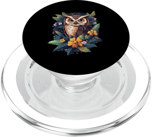 Eule auf Zweig mit Blätter auf Baum Eulen Cottagecore PopSockets PopGrip für MagSafe Eule auf Zweig mit Blätter auf Baum Eulen Cottagecore PopSockets PopGrip für MagSafe von Cottagecore Eulen Designs für Frühling und Herbst