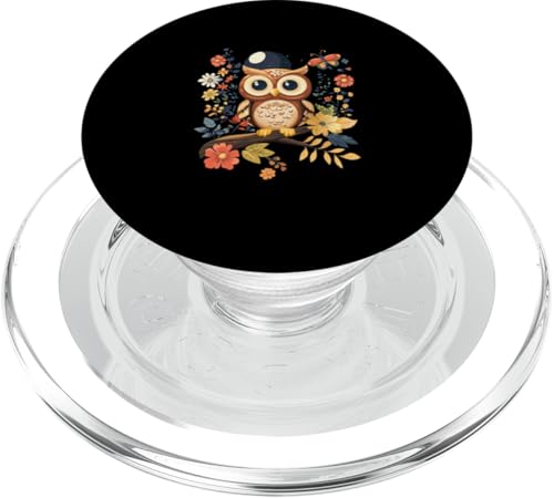 Eule auf Zweig mit Blätter auf Baum Eulen Cottagecore PopSockets PopGrip für MagSafe Eule auf Zweig mit Blätter auf Baum Eulen Cottagecore PopSockets PopGrip für MagSafe von Cottagecore Eulen Designs für Frühling und Herbst