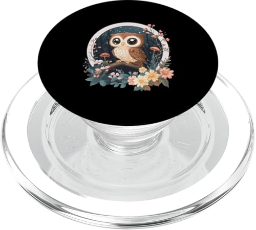 Eule auf Zweig mit Blätter auf Baum Eulen Cottagecore PopSockets PopGrip für MagSafe Eule auf Zweig mit Blätter auf Baum Eulen Cottagecore PopSockets PopGrip für MagSafe von Cottagecore Eulen Designs für Frühling und Herbst
