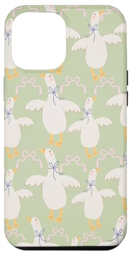 Niedliche Cottagecore-Blumen und Gänse pastellrosa Schleife Hülle für iPhone 12 Pro Max Niedliche Cottagecore-Blumen und Gänse pastellrosa Schleife Hülle für iPhone 12 Pro Max von Cottagecore and Nature tees