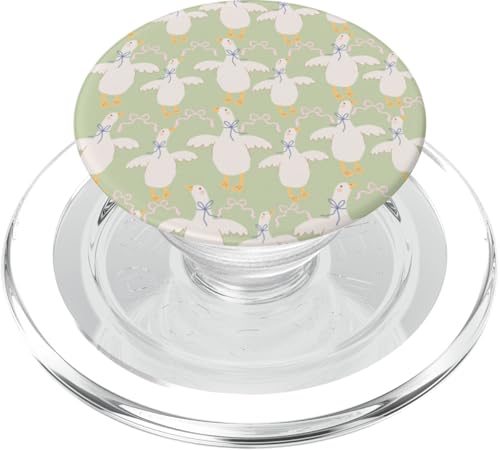 Niedliche Cottagecore-Blumen und Gänse pastellrosa Schleife PopSockets PopGrip für MagSafe Niedliche Cottagecore-Blumen und Gänse pastellrosa Schleife PopSockets PopGrip für MagSafe von Cottagecore and Nature tees