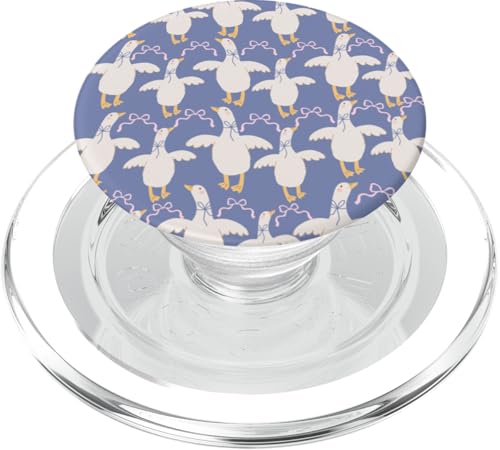 Niedliche Cottagecore-Blumen und Gänse pastellrosa Schleife PopSockets PopGrip für MagSafe Niedliche Cottagecore-Blumen und Gänse pastellrosa Schleife PopSockets PopGrip für MagSafe von Cottagecore and Nature tees