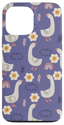 Niedlicher Cottagecore-Blumen-Regenbogen- und Gänse-Pastelldruck Hülle für iPhone 13 Pro Max Niedlicher Cottagecore-Blumen-Regenbogen- und Gänse-Pastelldruck Hülle für iPhone 13 Pro Max von Cottagecore and Nature tees