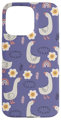 Niedlicher Cottagecore-Blumen-Regenbogen- und Gänse-Pastelldruck Hülle für iPhone 15 Pro Max Niedlicher Cottagecore-Blumen-Regenbogen- und Gänse-Pastelldruck Hülle für iPhone 15 Pro Max von Cottagecore and Nature tees