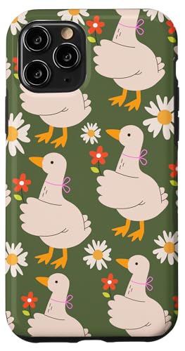 Niedlicher Cottagecore-Blumen- und Gänse-Pastelldruck Hülle für iPhone 11 Pro Niedlicher Cottagecore-Blumen- und Gänse-Pastelldruck Hülle für iPhone 11 Pro von Cottagecore and Nature tees