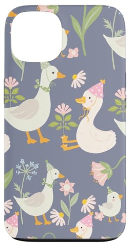 Niedlicher Cottagecore-Blumen- und Gänse-Pastelldruck Hülle für iPhone 13 Niedlicher Cottagecore-Blumen- und Gänse-Pastelldruck Hülle für iPhone 13 von Cottagecore and Nature tees