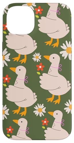 Niedlicher Cottagecore-Blumen- und Gänse-Pastelldruck Hülle für iPhone 14 Plus Niedlicher Cottagecore-Blumen- und Gänse-Pastelldruck Hülle für iPhone 14 Plus von Cottagecore and Nature tees