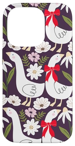 Niedlicher Cottagecore-Blumen- und Gänse-Pastelldruck Hülle für iPhone 14 Pro Niedlicher Cottagecore-Blumen- und Gänse-Pastelldruck Hülle für iPhone 14 Pro von Cottagecore and Nature tees