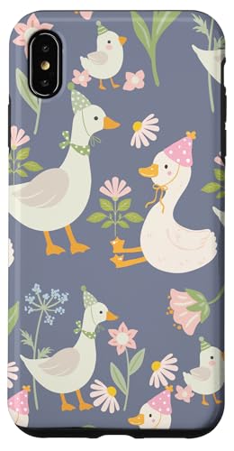 Niedlicher Cottagecore-Blumen- und Gänse-Pastelldruck Hülle für iPhone XS Max Niedlicher Cottagecore-Blumen- und Gänse-Pastelldruck Hülle für iPhone XS Max von Cottagecore and Nature tees