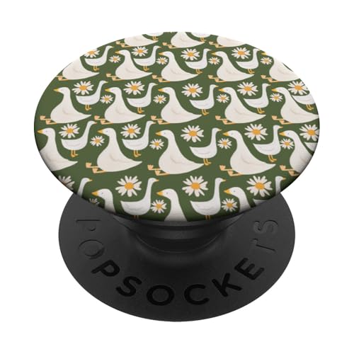 Niedlicher Cottagecore-Blumen- und Gänse-Pastelldruck PopSockets Klebender PopGrip Niedlicher Cottagecore-Blumen- und Gänse-Pastelldruck PopSockets Klebender PopGrip von Cottagecore and Nature tees