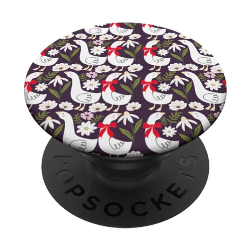 Niedlicher Cottagecore-Blumen- und Gänse-Pastelldruck PopSockets Klebender PopGrip Niedlicher Cottagecore-Blumen- und Gänse-Pastelldruck PopSockets Klebender PopGrip von Cottagecore and Nature tees