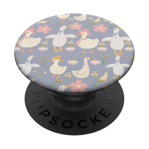 Niedlicher Cottagecore-Blumen- und Gänse-Pastelldruck PopSockets Klebender PopGrip Niedlicher Cottagecore-Blumen- und Gänse-Pastelldruck PopSockets Klebender PopGrip von Cottagecore and Nature tees